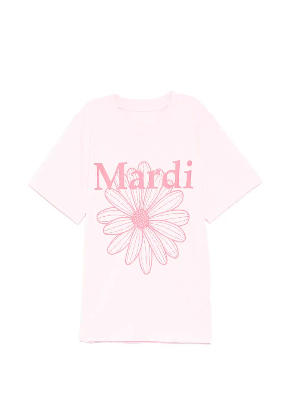 Mardi Mercredi Les Petites FLOWERMARDI T-shirt - Rosa