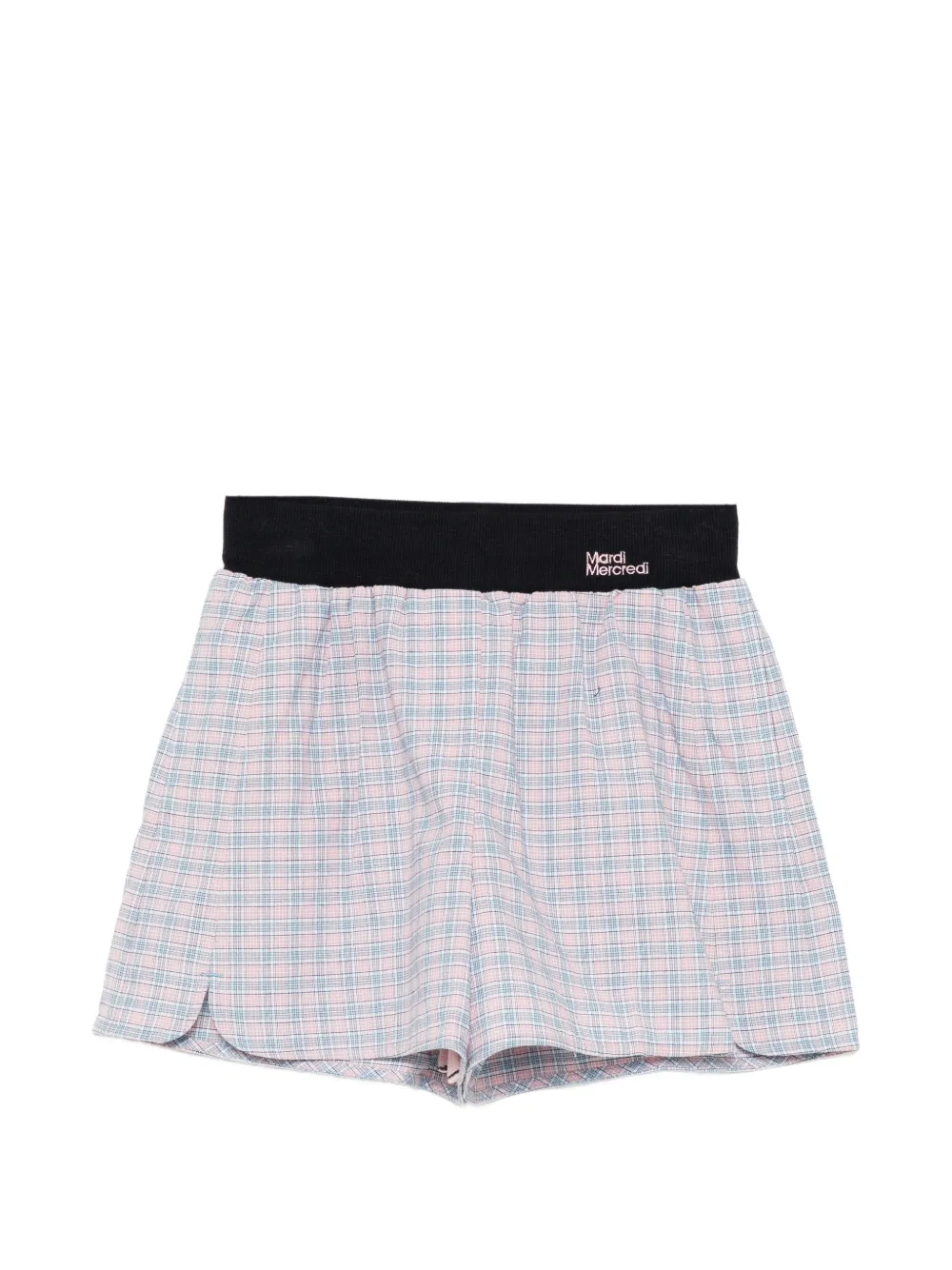 Mardi Mercredi Les Petites Shorts a quadri - Rosa