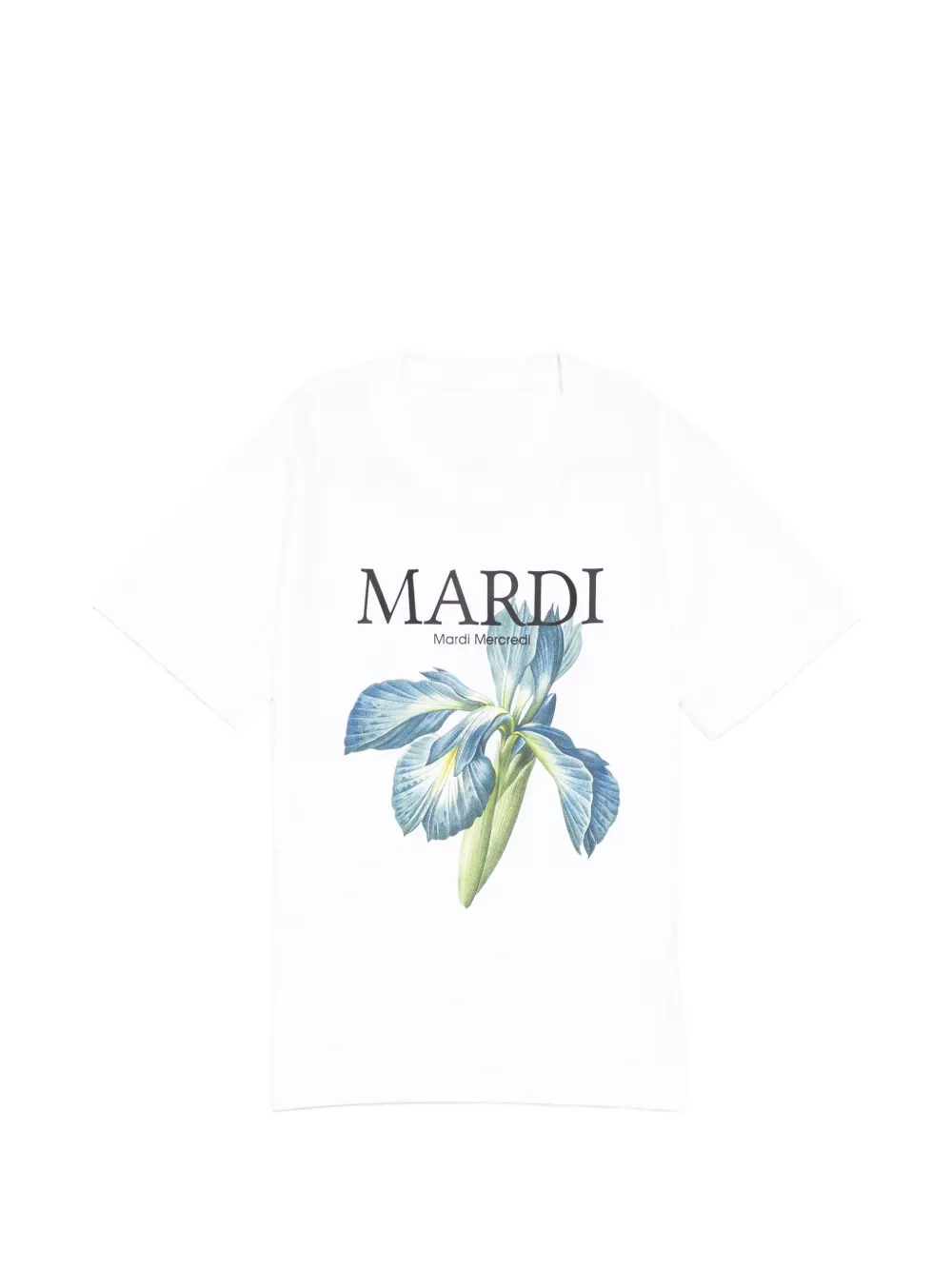 Mardi Mercredi Les Petites LILIES T-shirt - Bianco