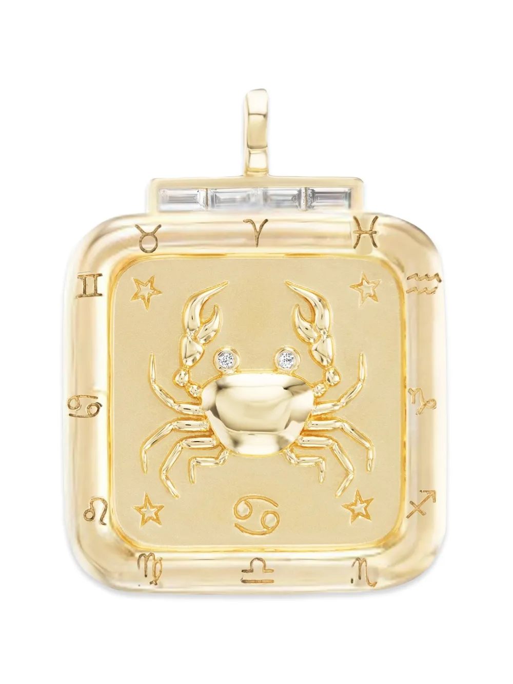 Sorellina diamond cancer zodiac pendant - Oro