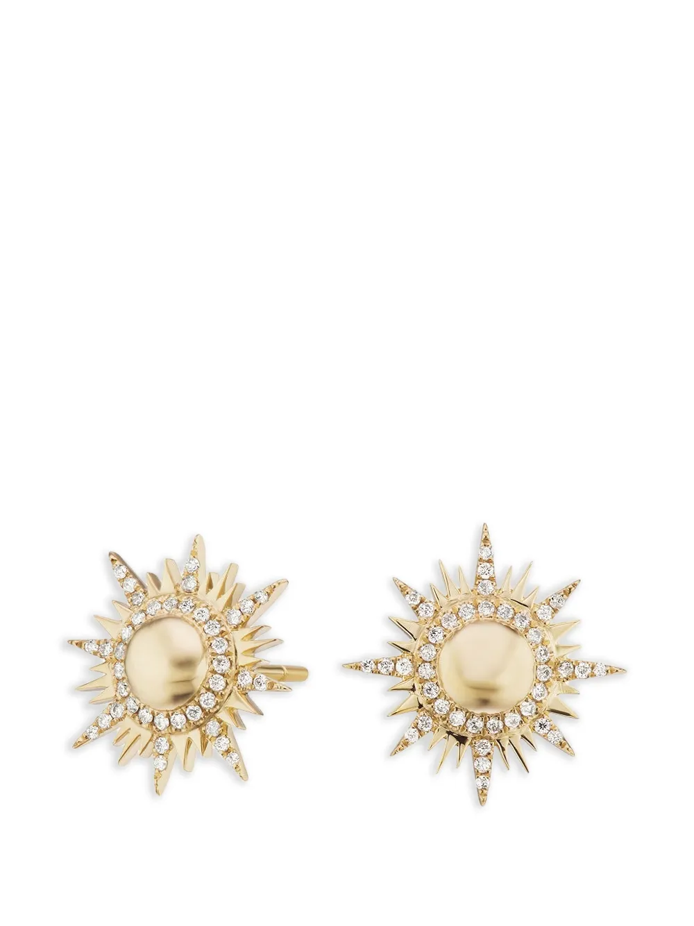 Sorellina diamond sun stud earrings - Oro