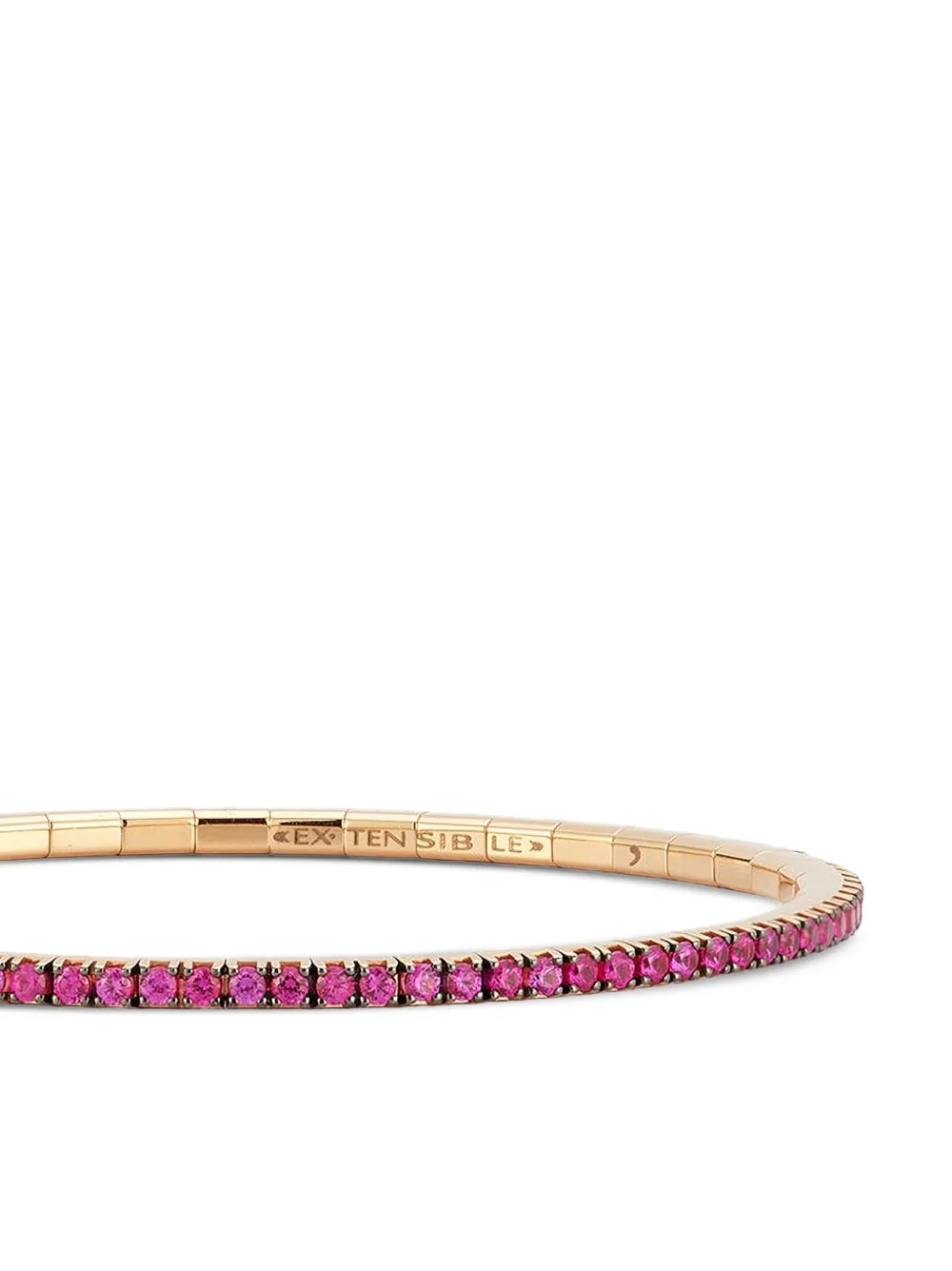  Roberto Demeglio Ruby Extensible Stretch Bracelet - Gold 