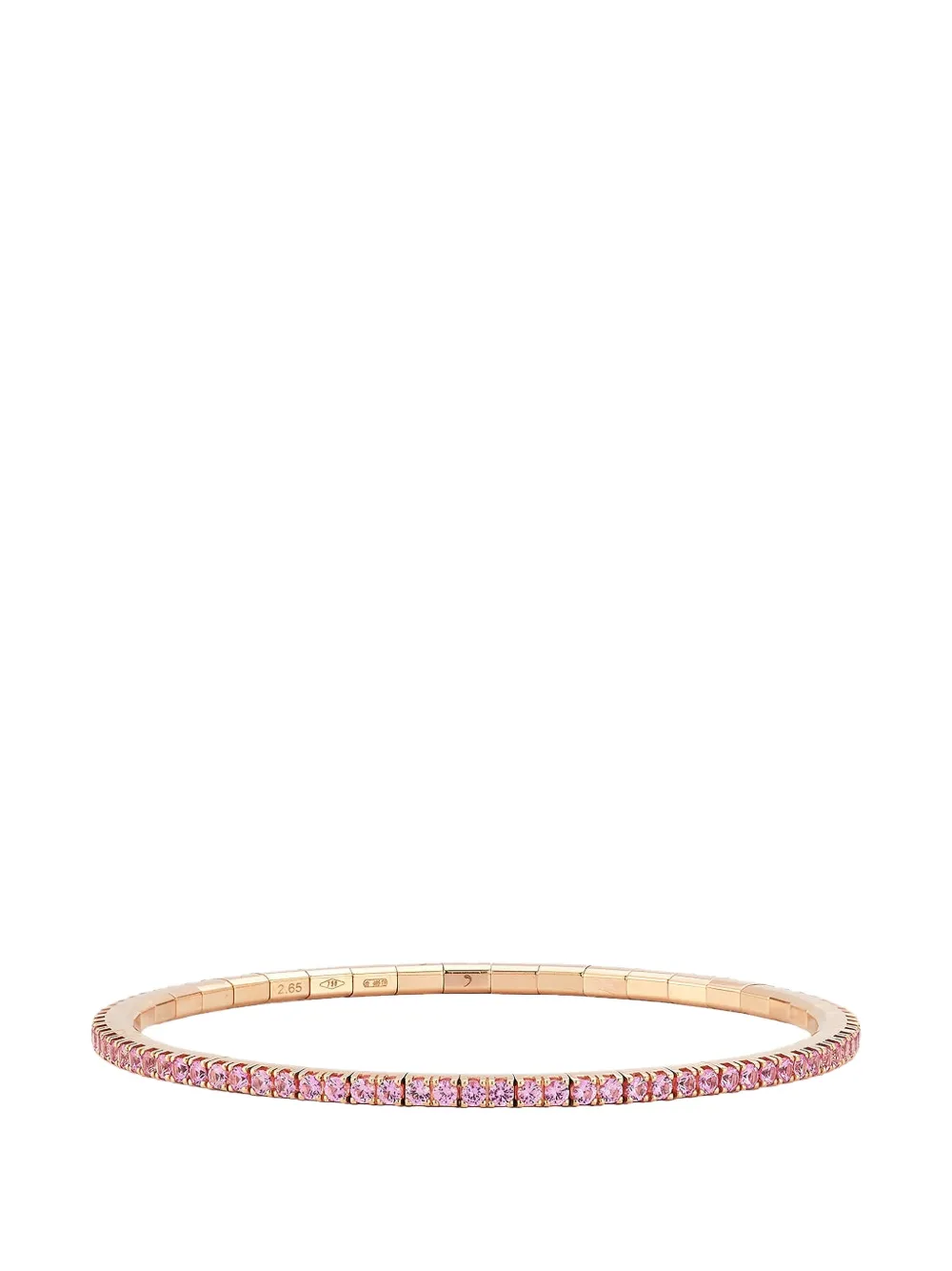 Roberto Demeglio pink sapphire stretch bracelet - Rosa
