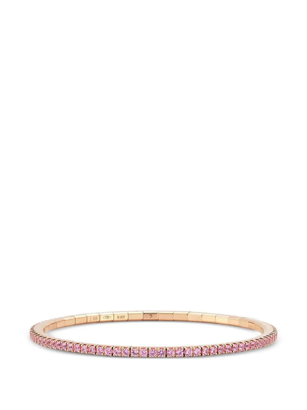 Roberto Demeglio pink sapphire stretch bracelet - Rosa