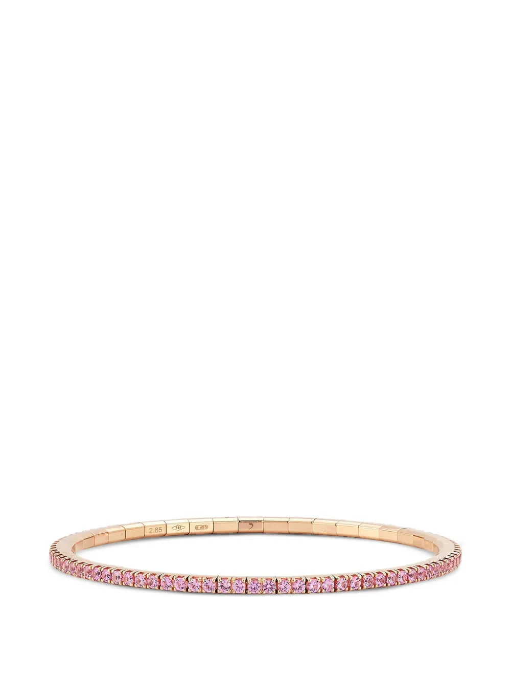 Roberto Demeglio pink sapphire stretch bracelet - Rosa