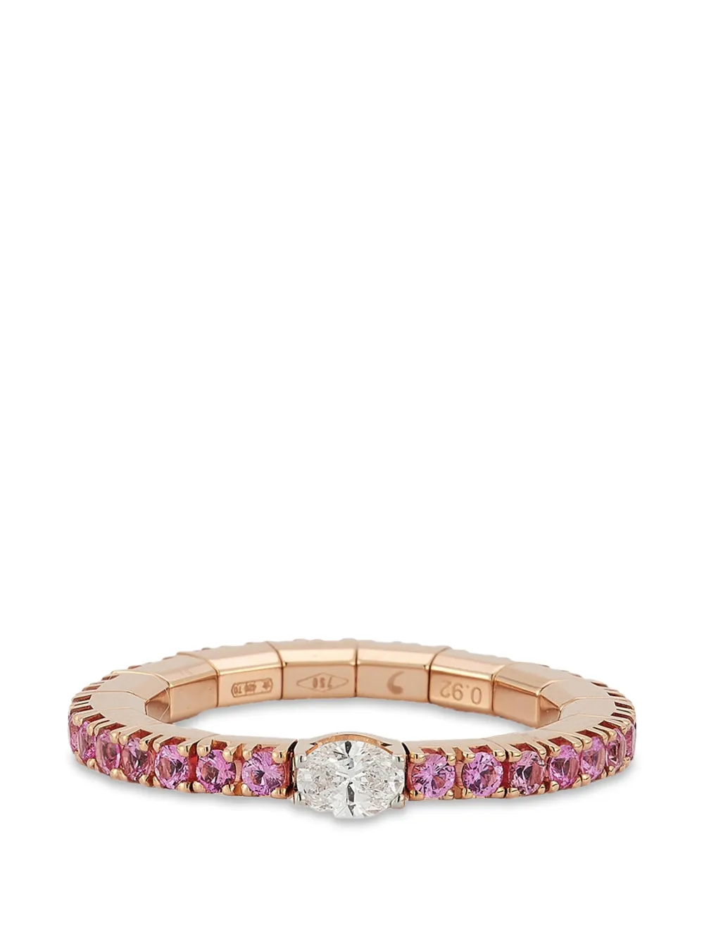Roberto Demeglio pink sapphire diamond extensible ring - Rosa