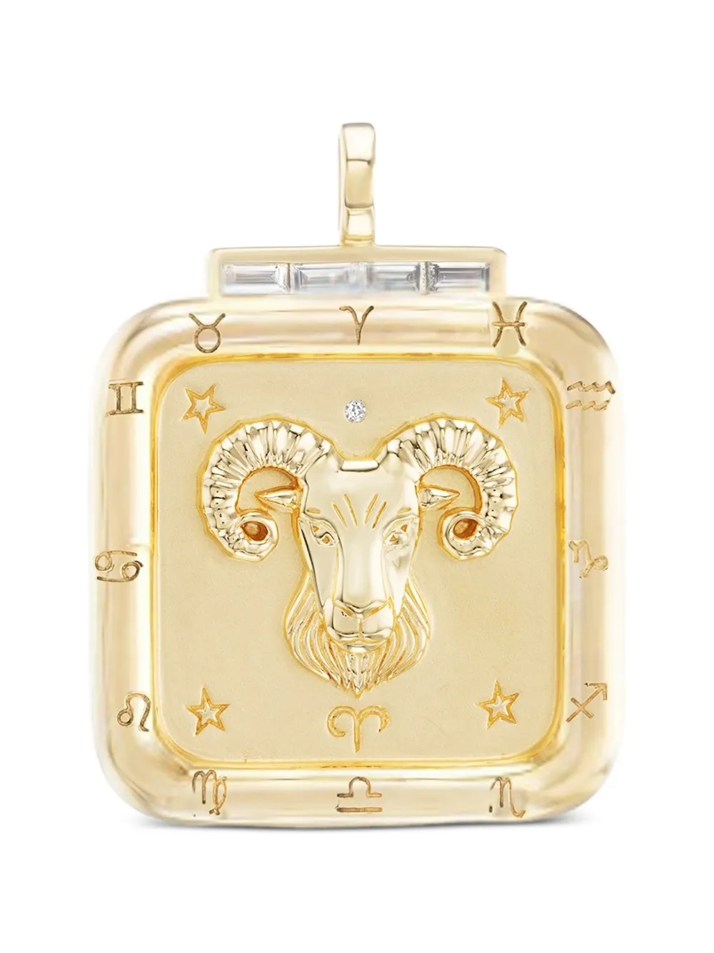 Sorellina Diamond Aries Pendant - Oro