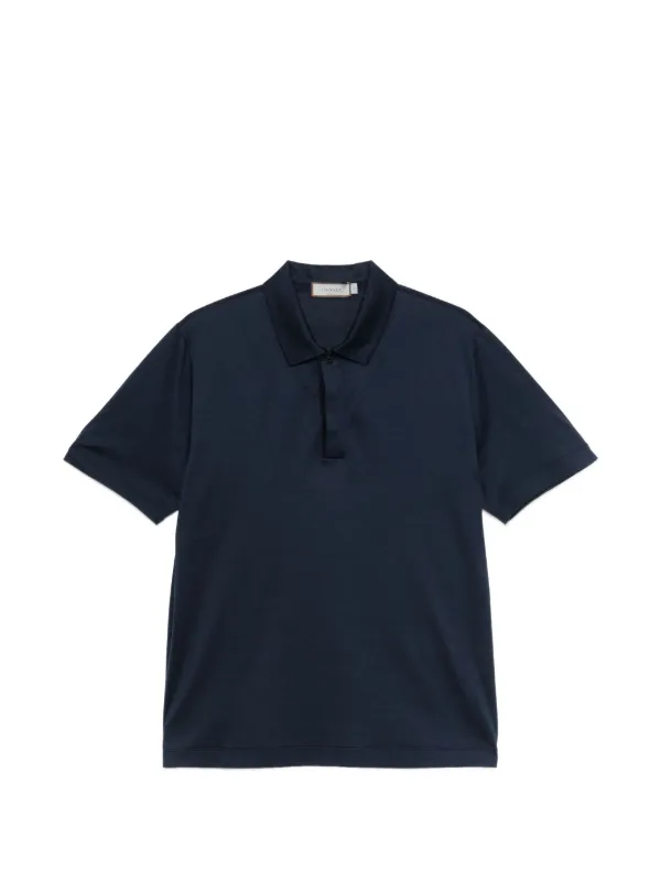 Canali Blue Polo Shirt