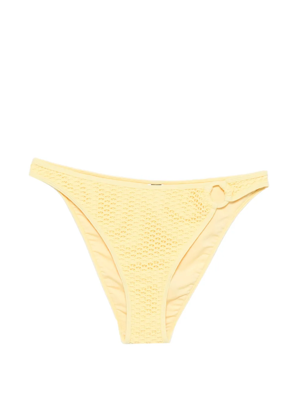 Karl Lagerfeld crochet ring-detail bikini bottoms - Giallo
