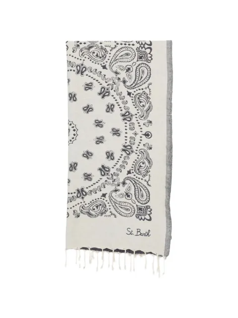 MC2 Saint Barth Foutas bandana jacquard beach towel 