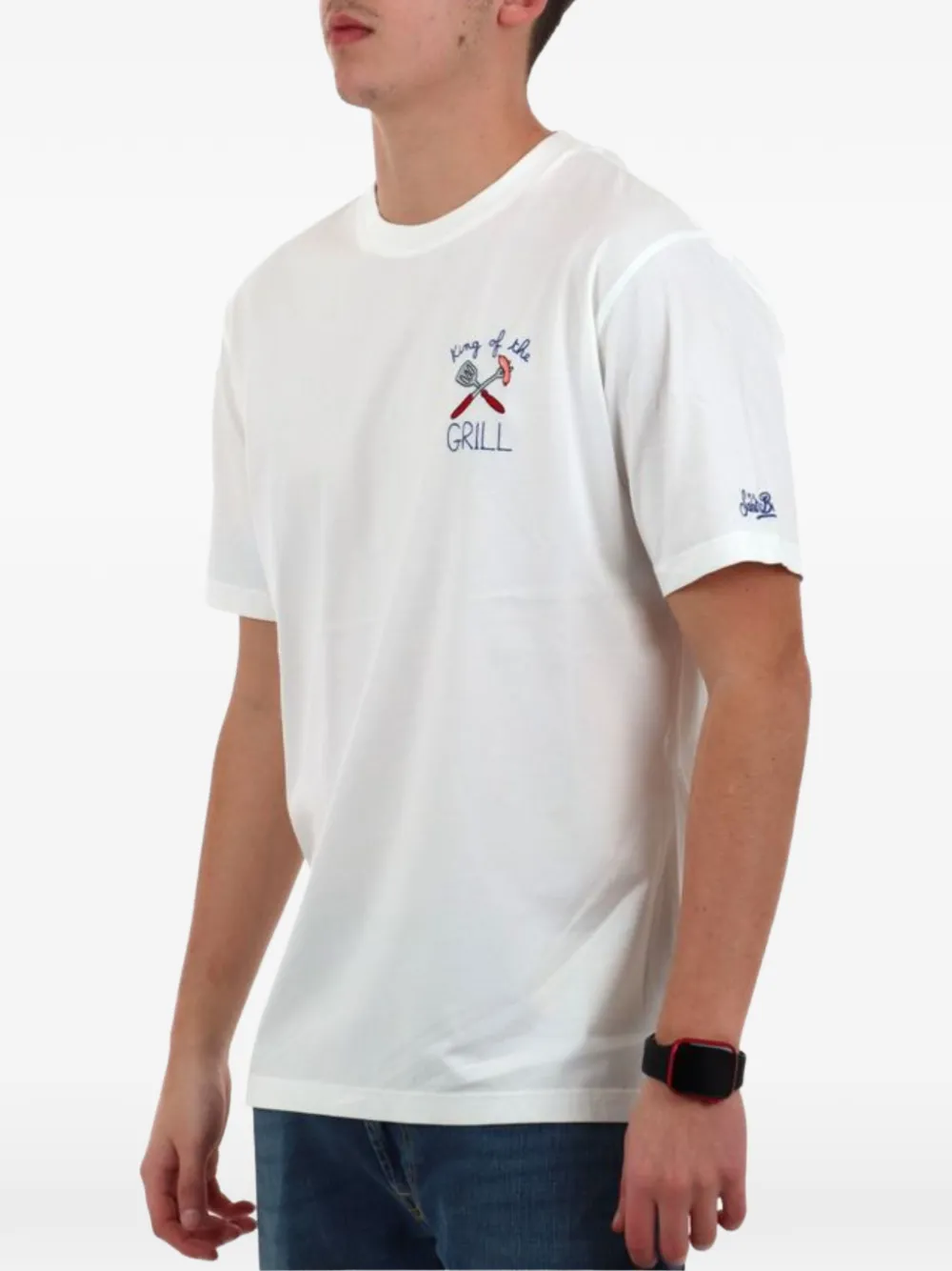 MC2 Saint Barth T-shirt met patroon Wit