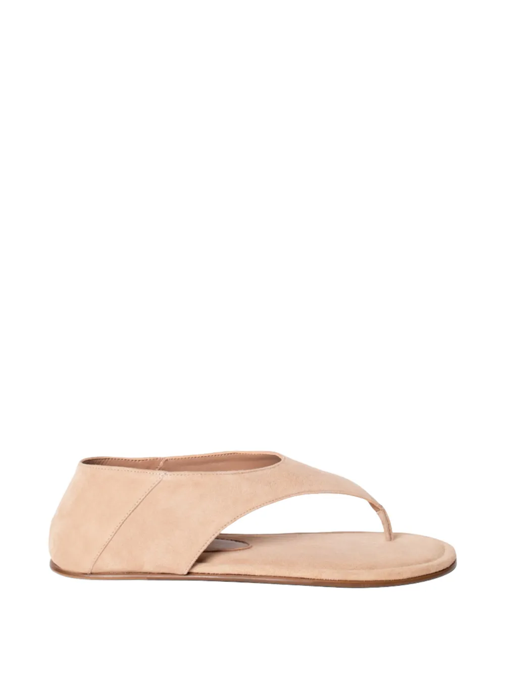 GIABORGHINI Emauelle flat sandals - Toni neutri