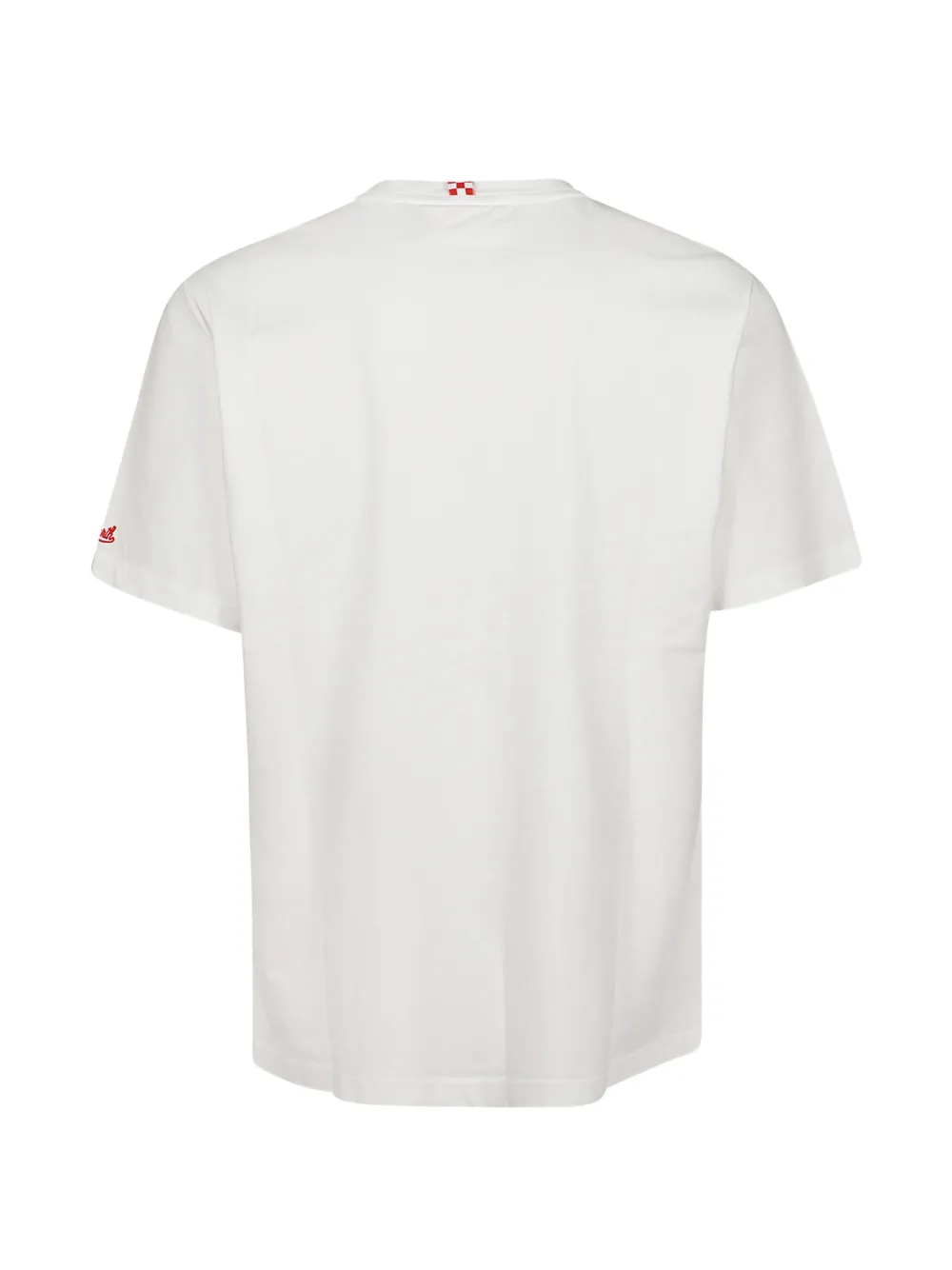 MC2 Saint Barth Portofino T-shirt met Born Free borduurwerk Wit