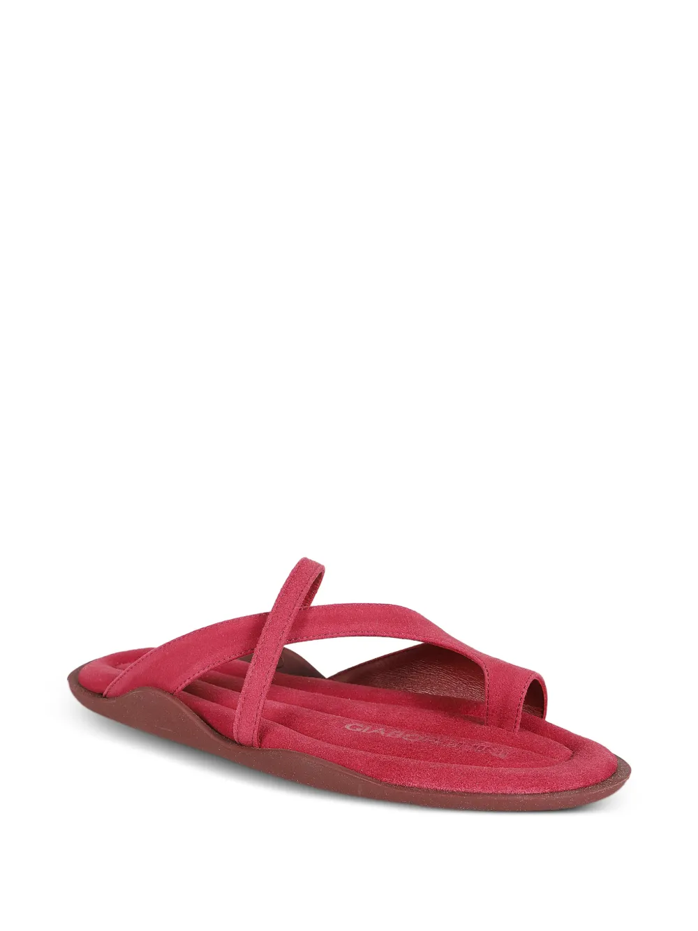  Giaborghini Riley Flat Sandals - Red 