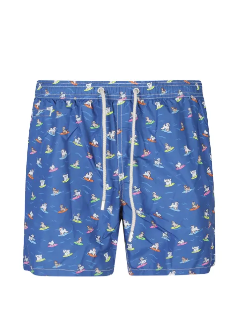 MC2 Saint Barth dog print swimming shorts
