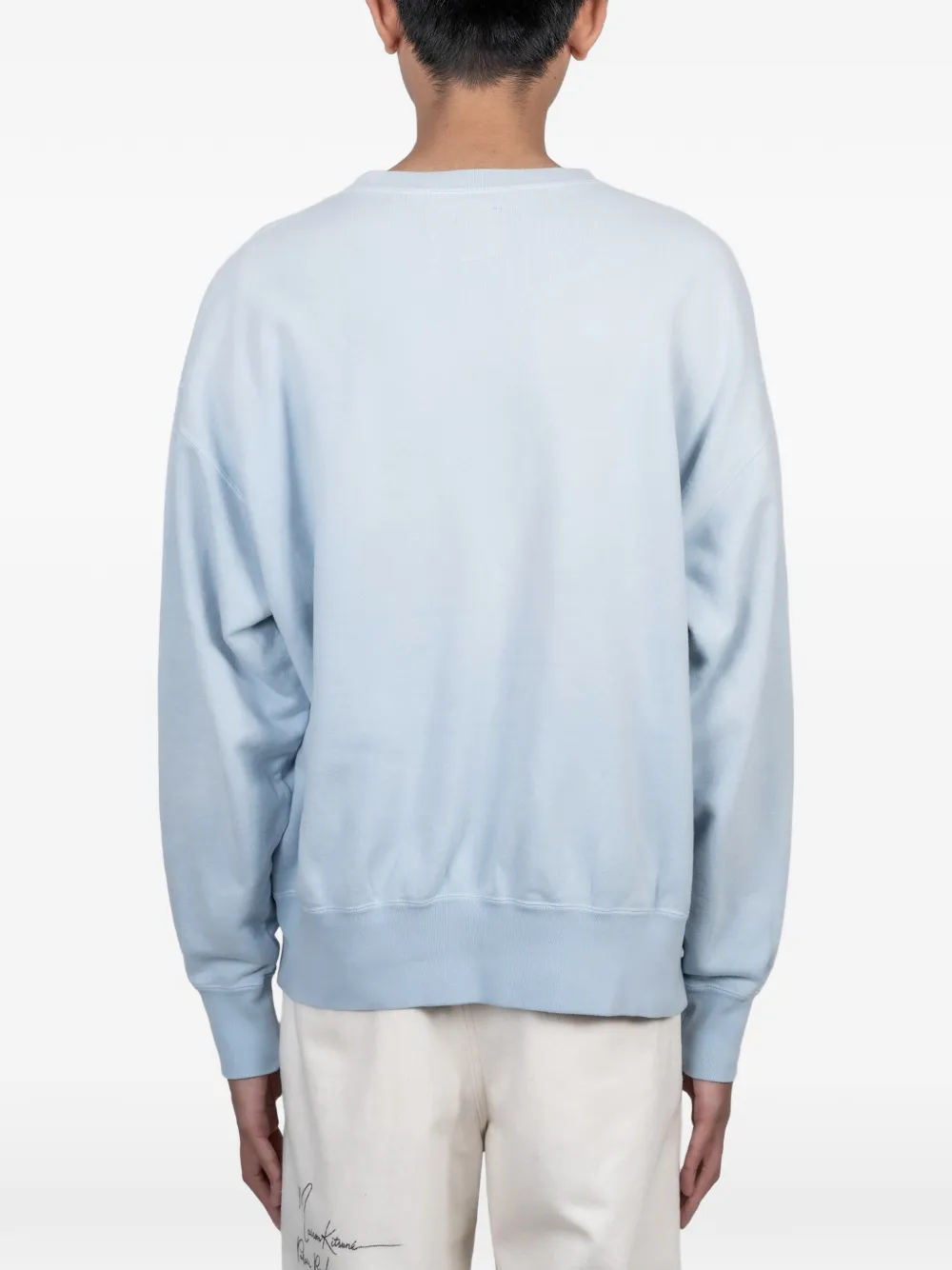 Maison Kitsuné x Kuro Sunfaded Fox sweater Blauw