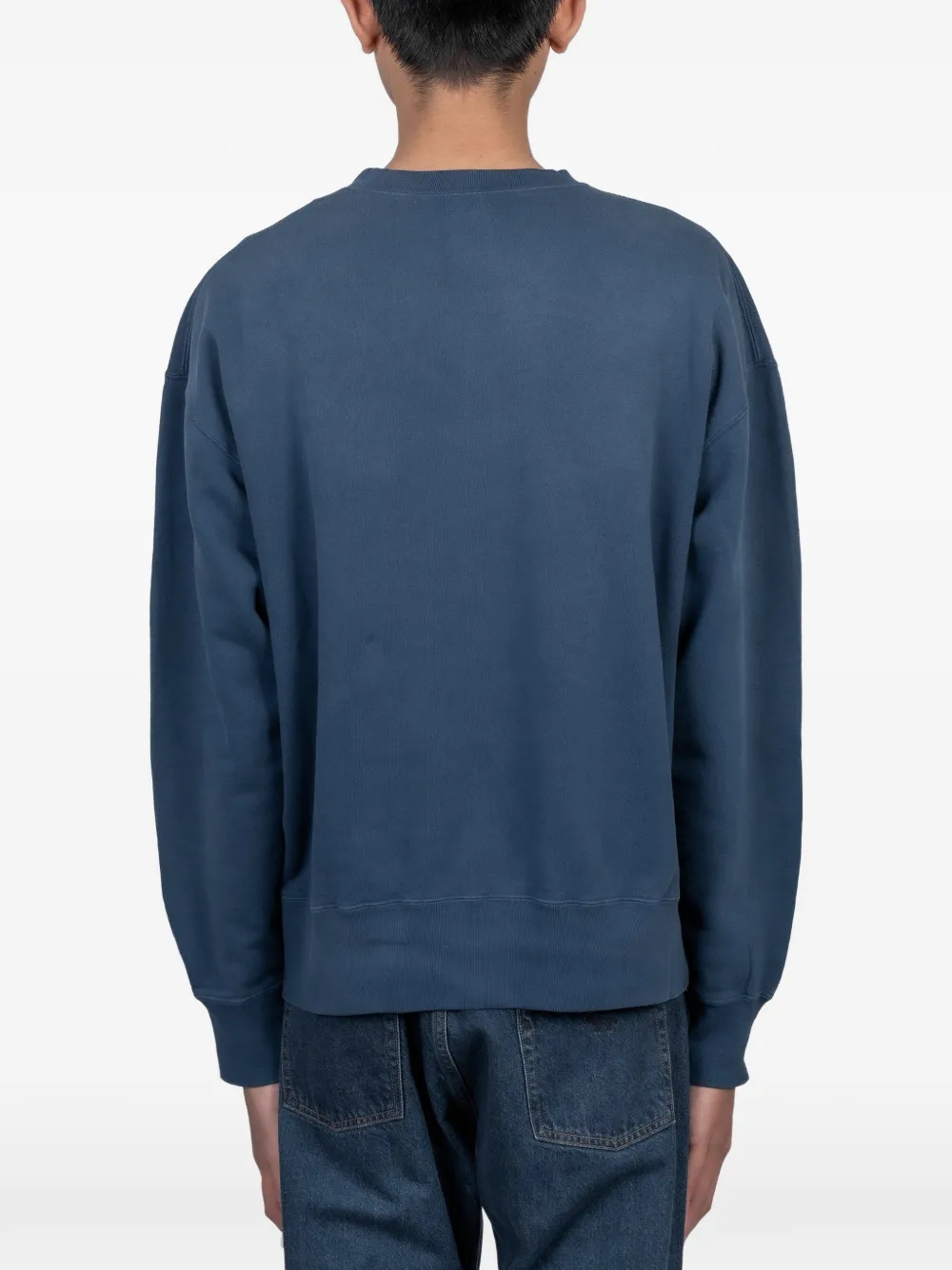 Maison Kitsuné x Kuro Sunfaded Fox sweater Blauw