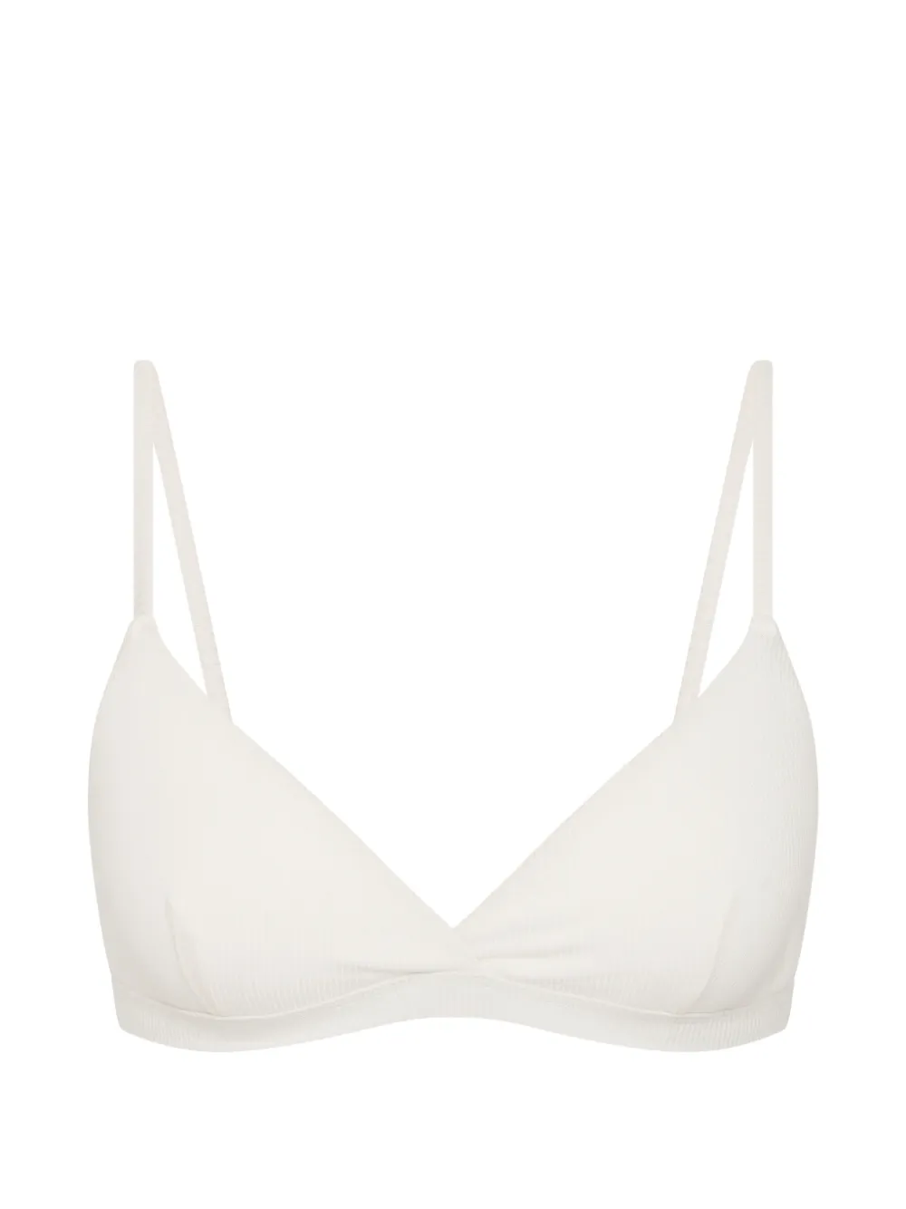 The Upside Gerippter Capri BH - Weiß