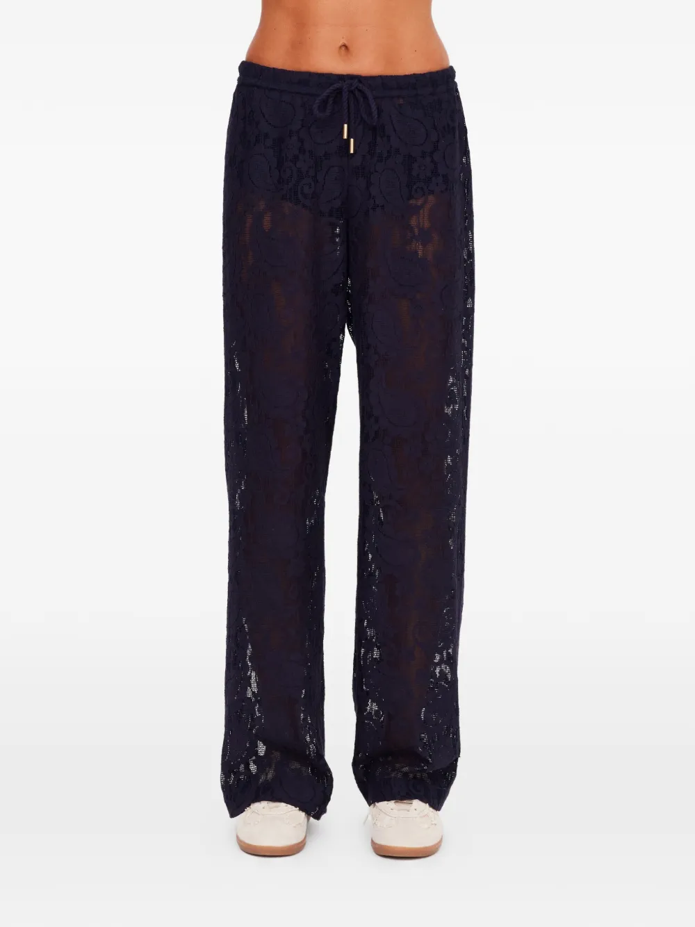  The Upside Lace Drawstring Trousers - Blue 