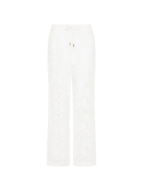 The Upside pantalones de encaje con cordones en la pretina