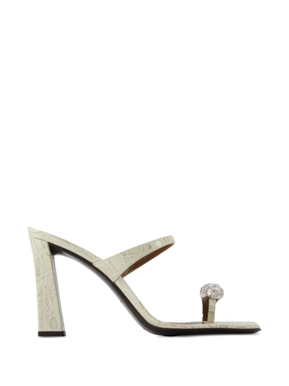 Giuseppe Zanotti Icon Ring sandalen met hak Beige