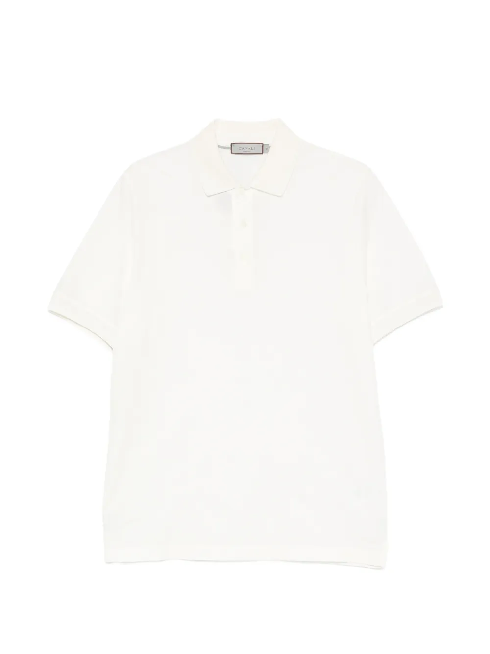 Canali short-sleeve polo shirt - Nude
