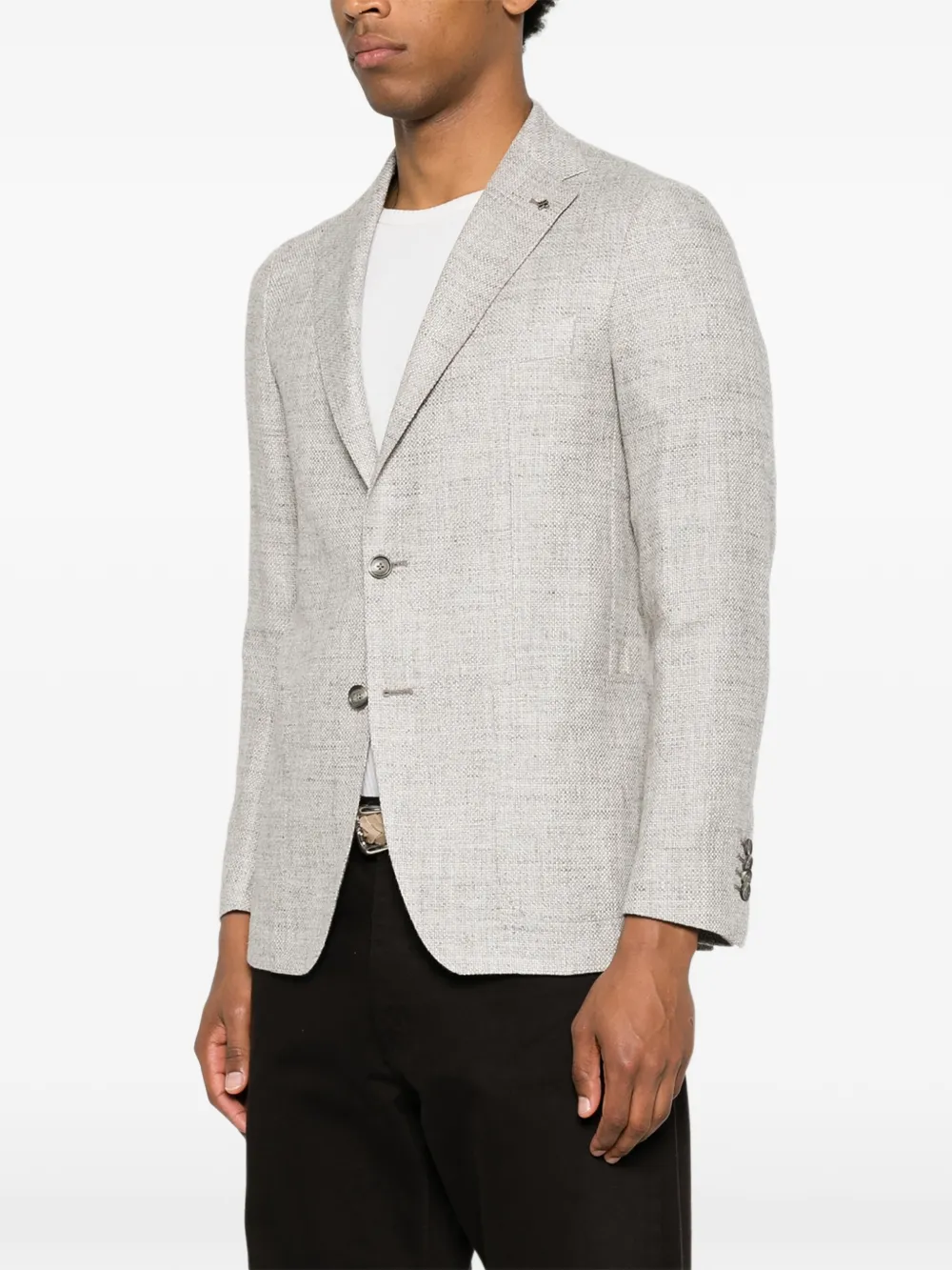 Tagliatore Holland blazer met enkele rij knopen Grijs
