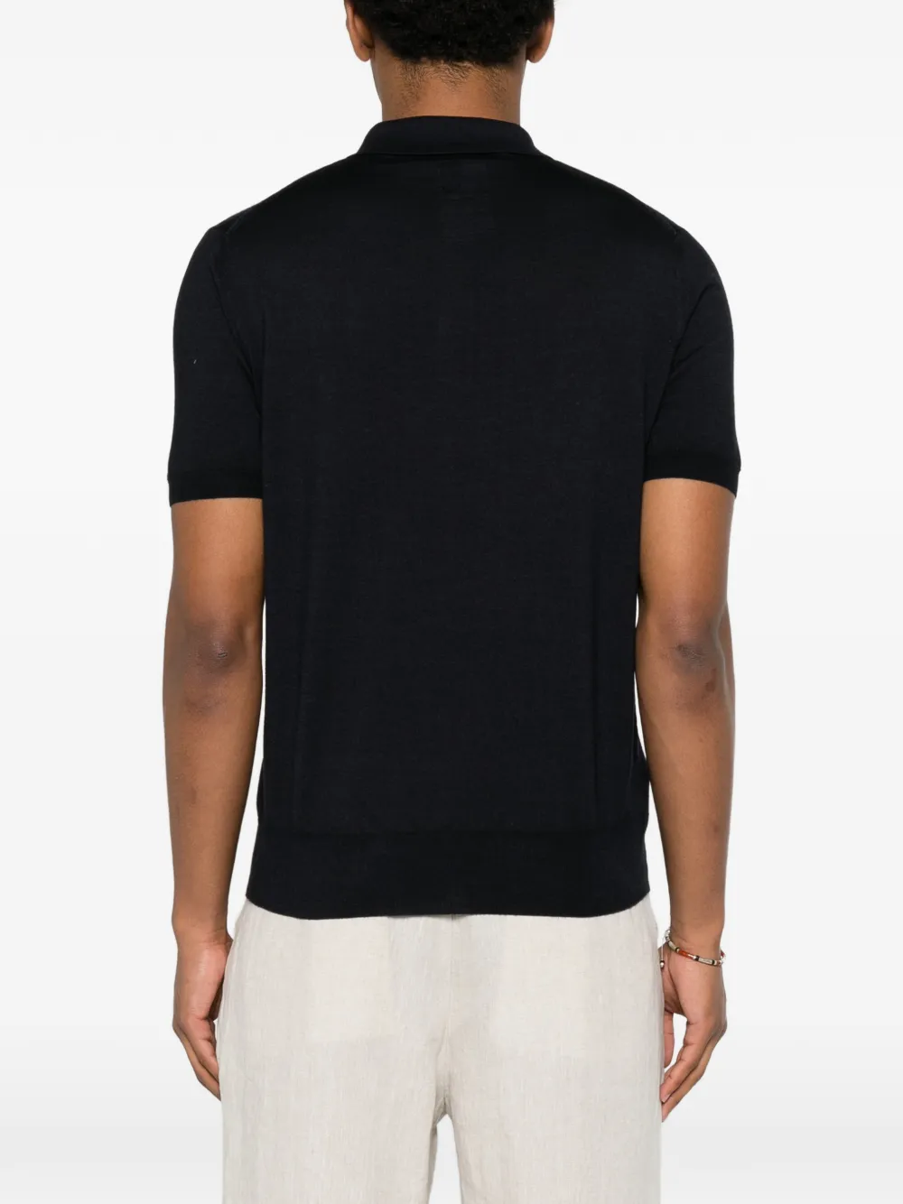 Canali Poloshirt Blauw