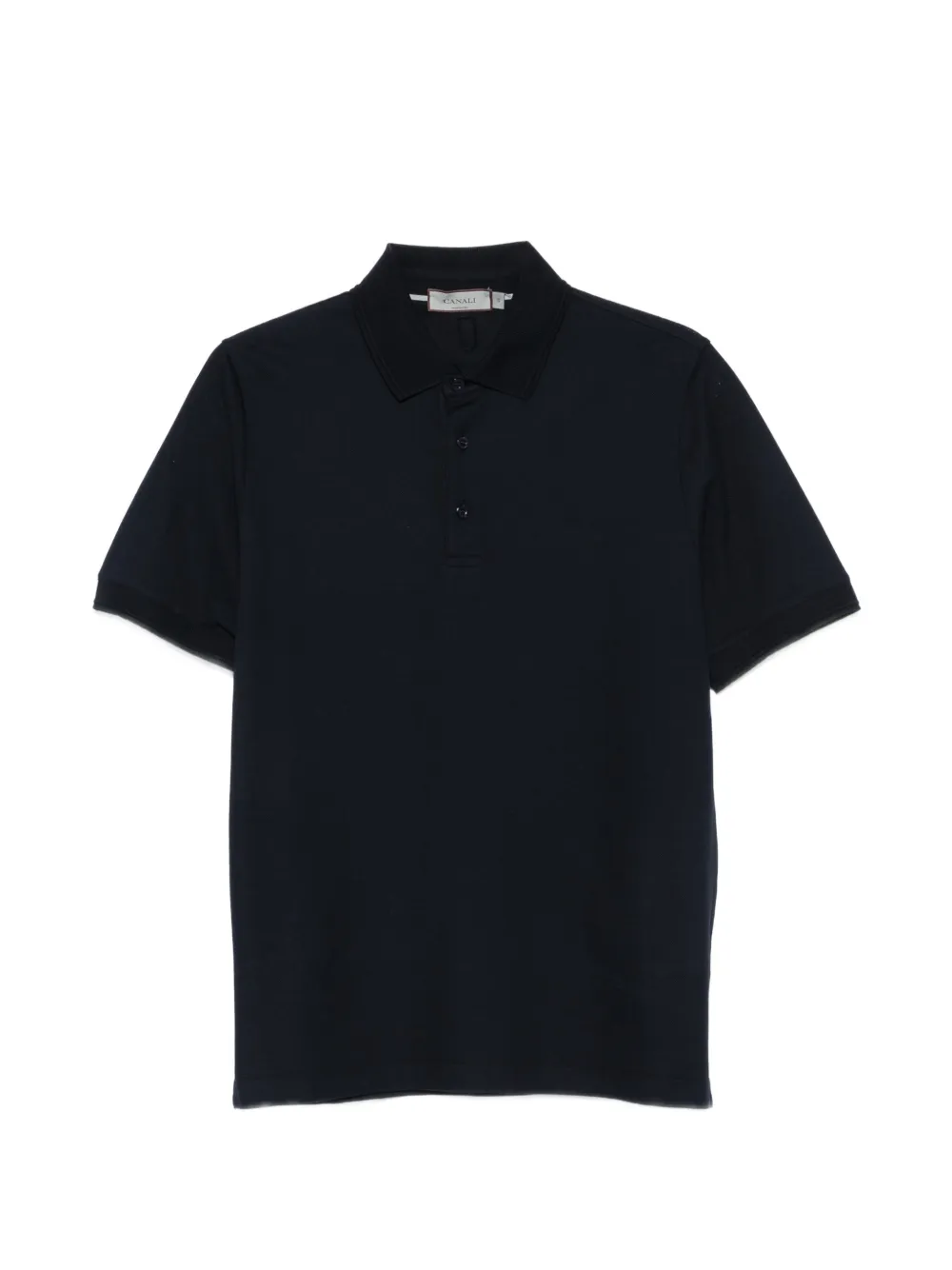 Canali short-sleeve polo shirt - Blu
