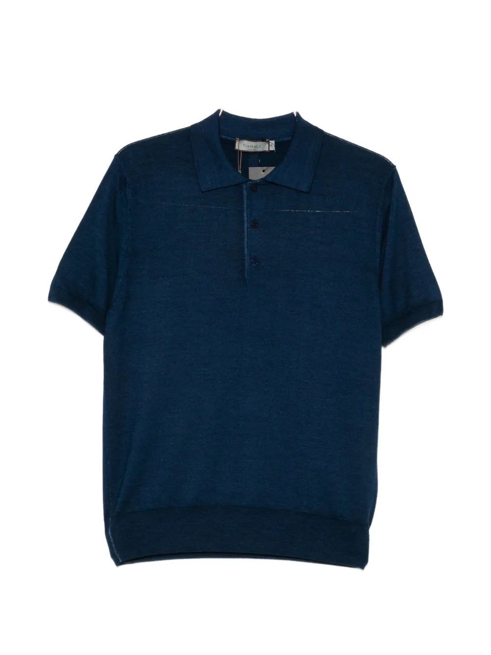 Canali short-sleeve polo shirt - Blu
