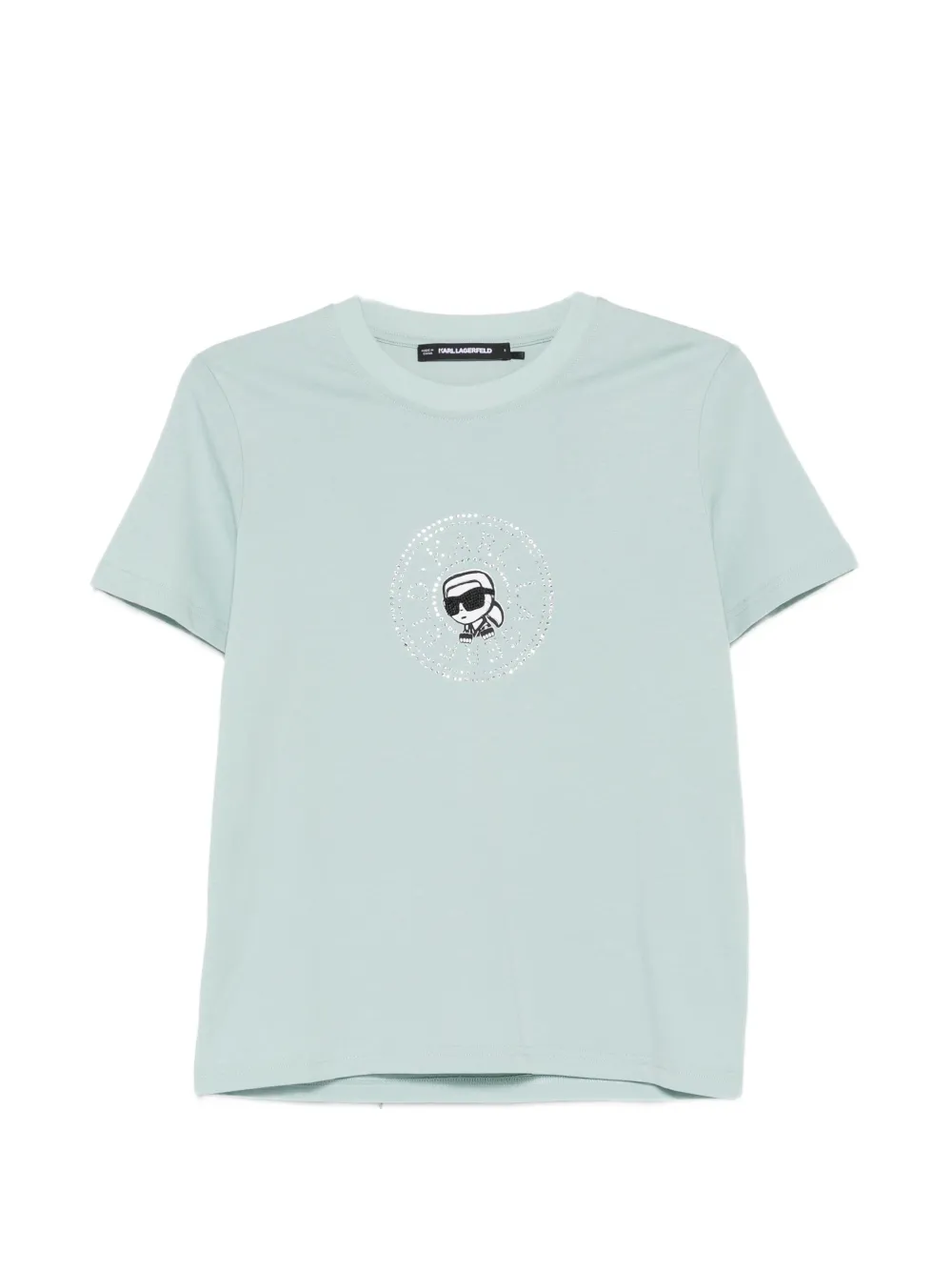 Karl Lagerfeld Ikon cotton T-shirt - Blu
