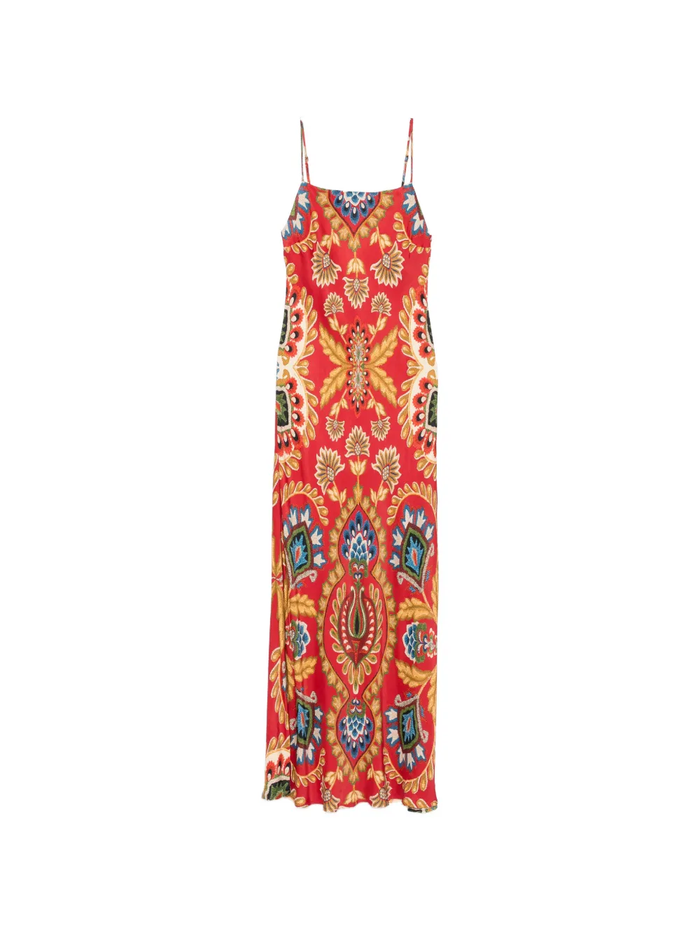 FARM Rio floral-print maxi dress - Red