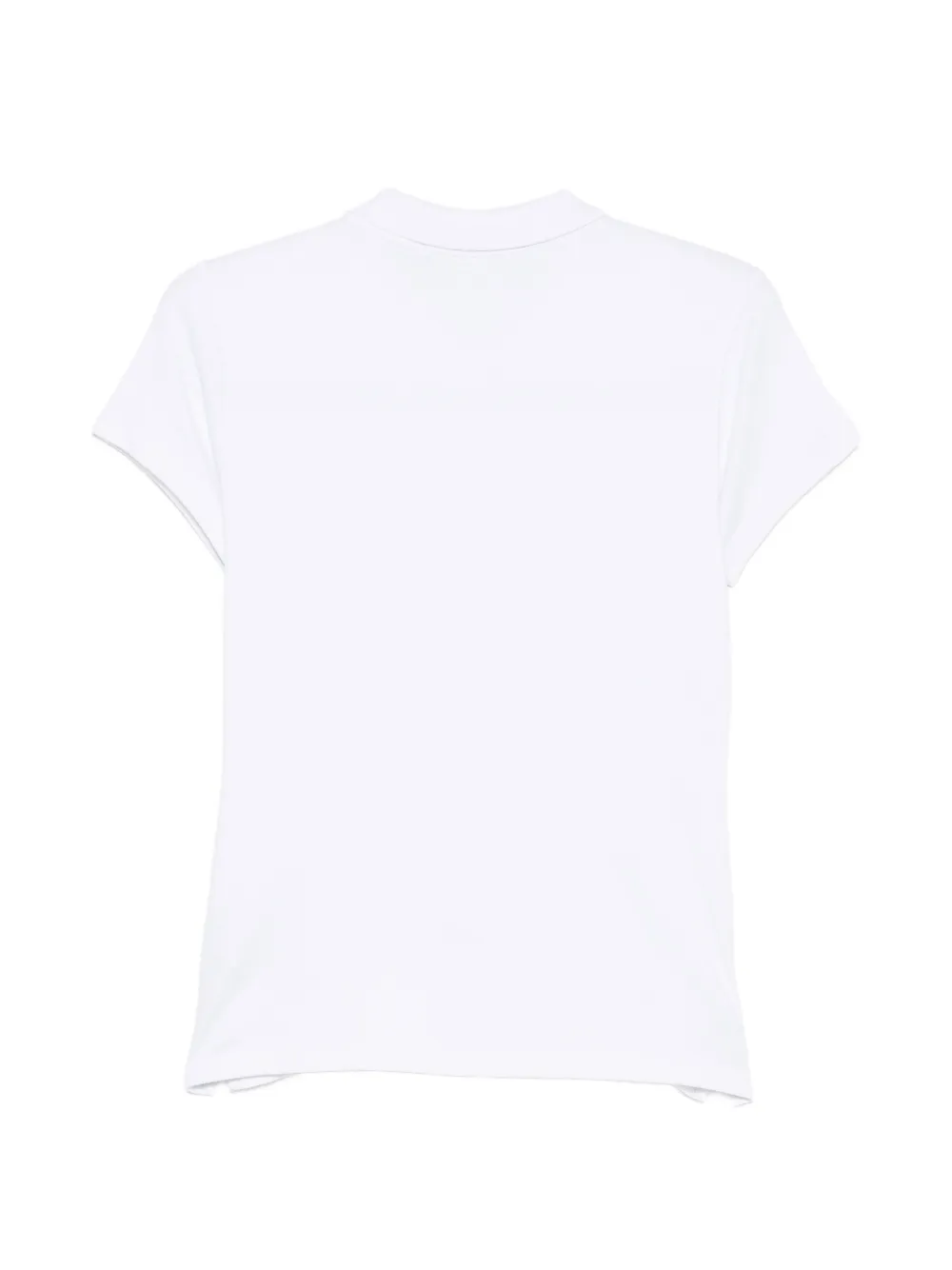 Karl Lagerfeld Essential katoenen poloshirt met geborduurd logo Wit
