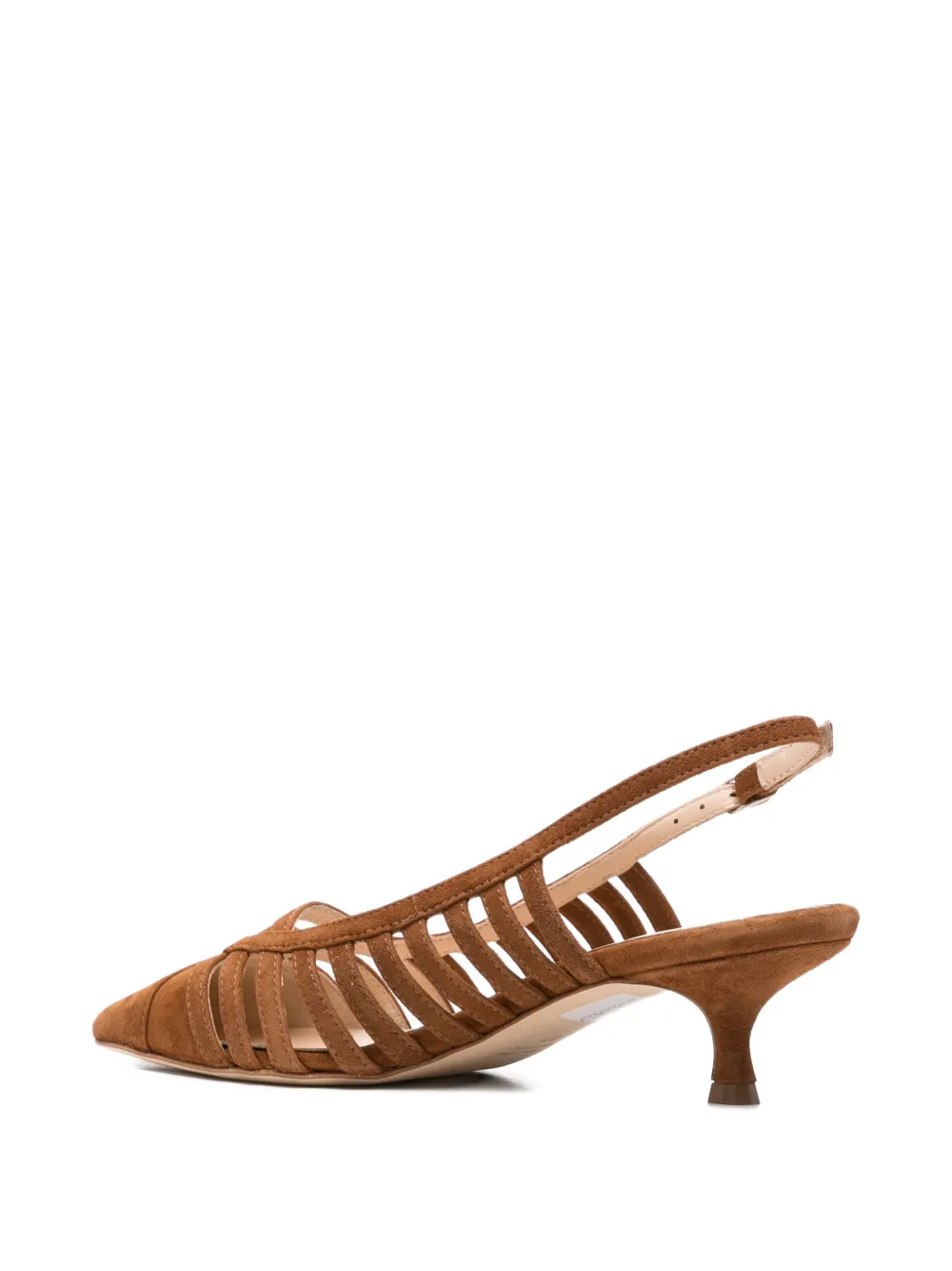 Anna F. Suède pumps Bruin