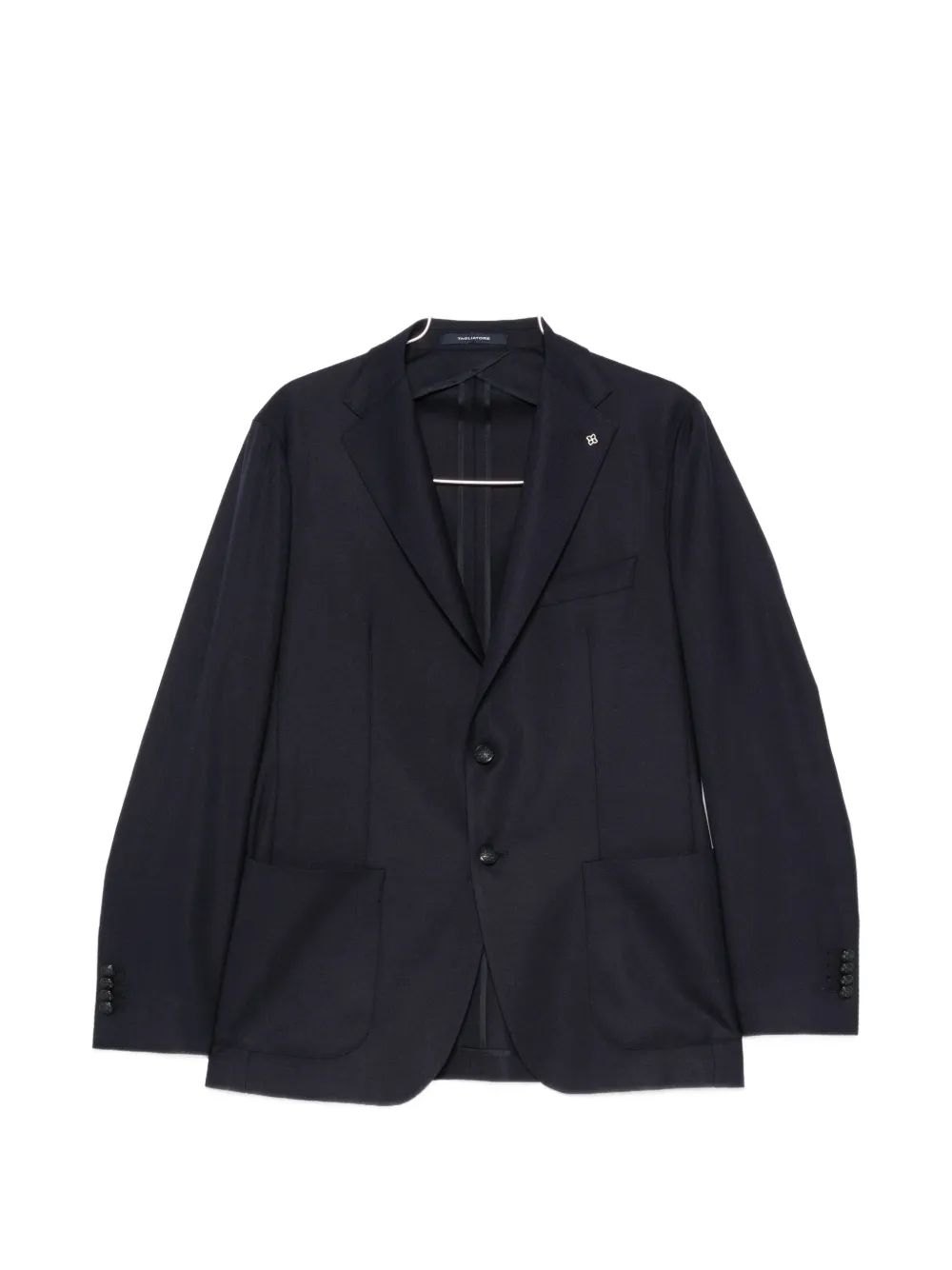 Tagliatore single-breasted wool blazer - Blau