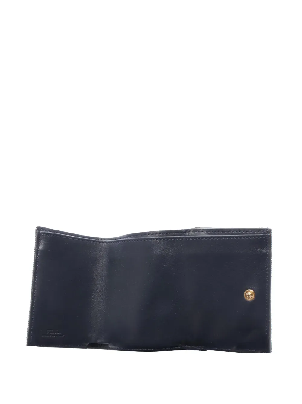 2000-2010 Denim Effect Ff Jacquard Wallet Small Wallets