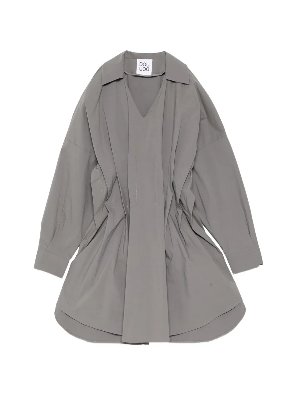 Douuod Kids pleated dress - Grigio