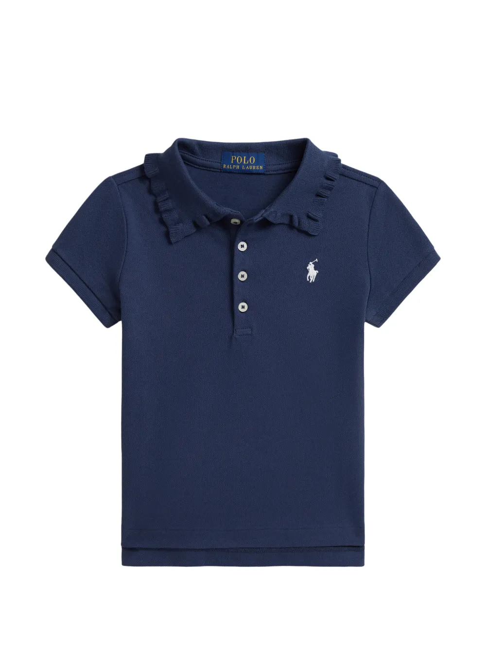 POLO RALPH LAUREN KIDS Polo con logo ricamato - Blu