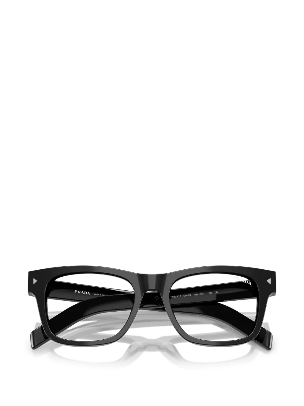 Prada Eyewear Zonnebril met vierkant montuur Zwart