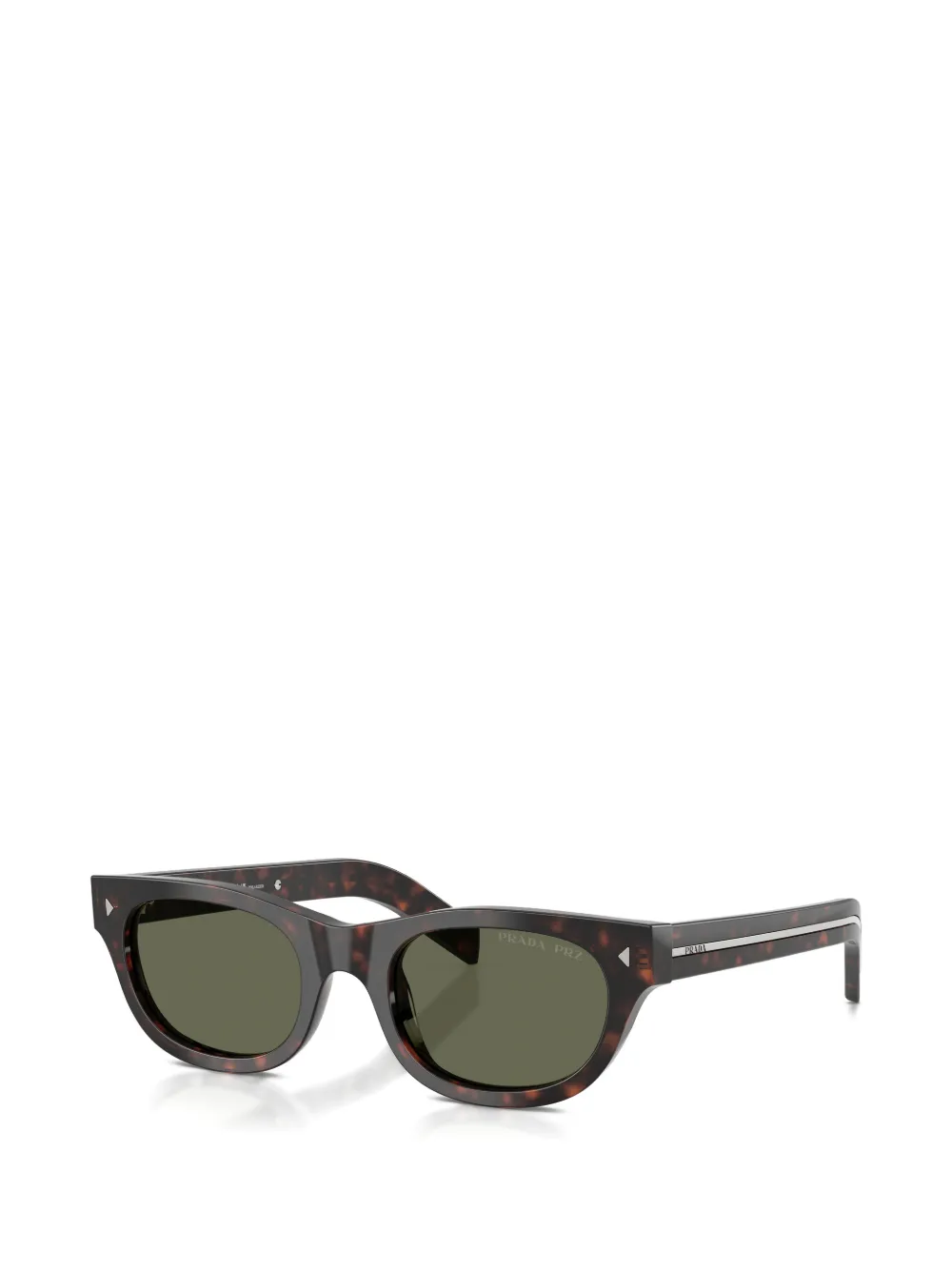 Prada Eyewear cat-eye sunglasses - Marrone