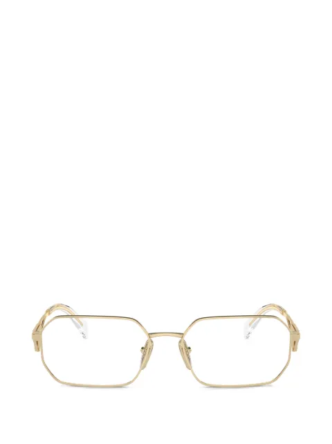 Prada Eyewear geometric logo glasses