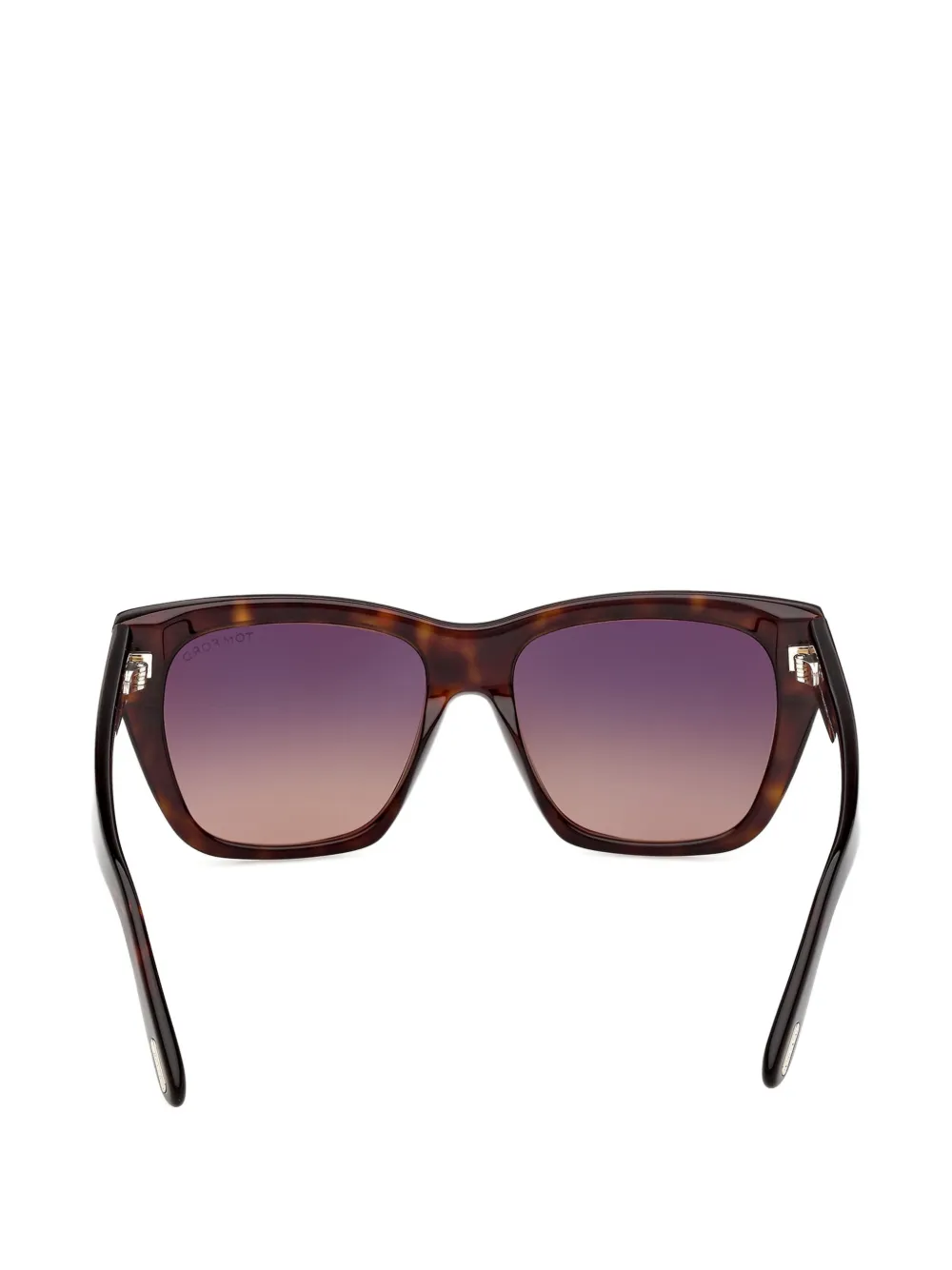TOM FORD Eyewear Zonnebril met vierkant montuur Bruin