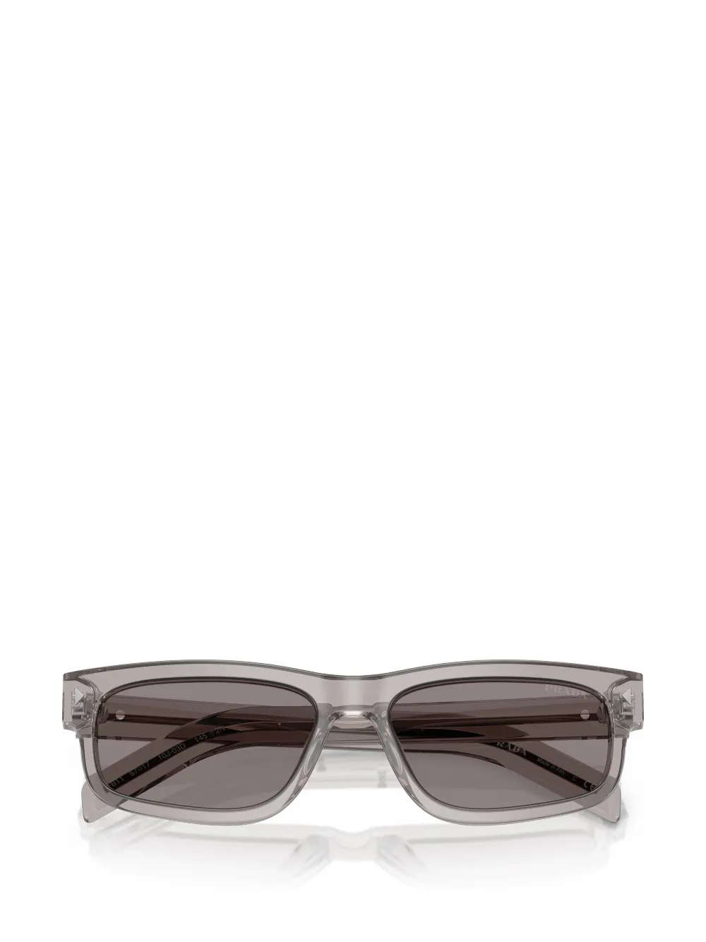 Prada Eyewear Zonnebril met rechthoekig montuur Grijs