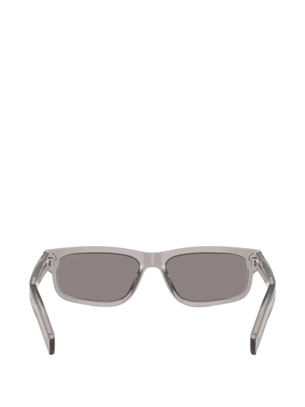 Prada Eyewear Zonnebril met rechthoekig montuur Grijs