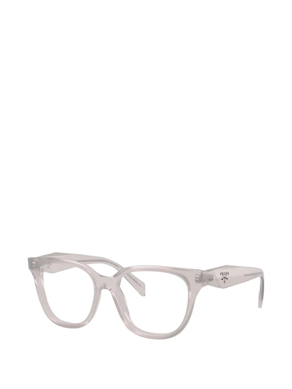 Prada Eyewear Bril met vierkant montuur Grijs