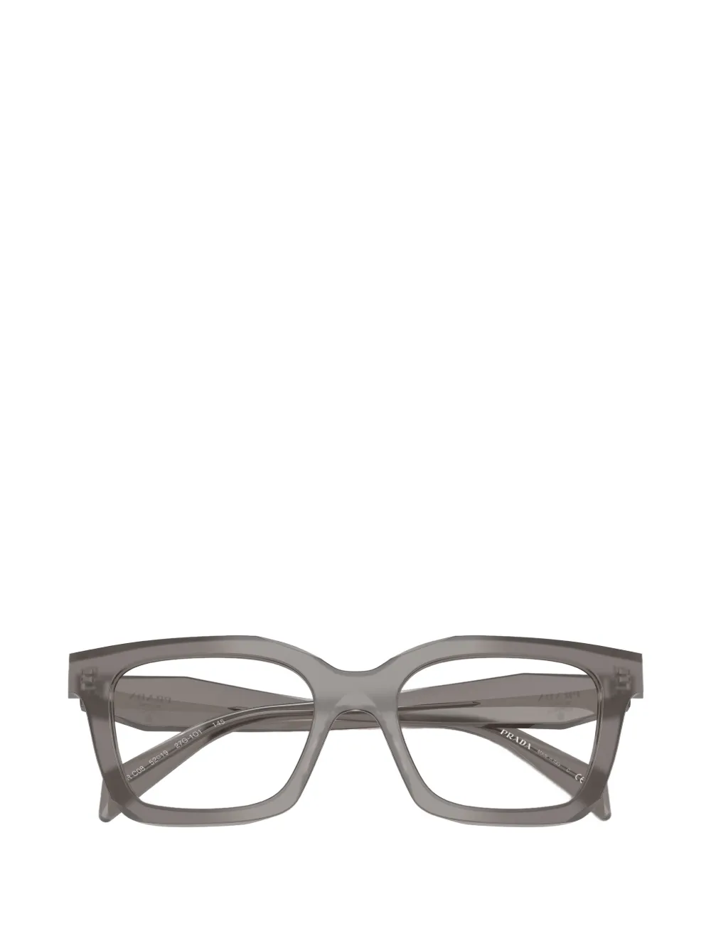 Prada Eyewear Bril met vierkant montuur Grijs
