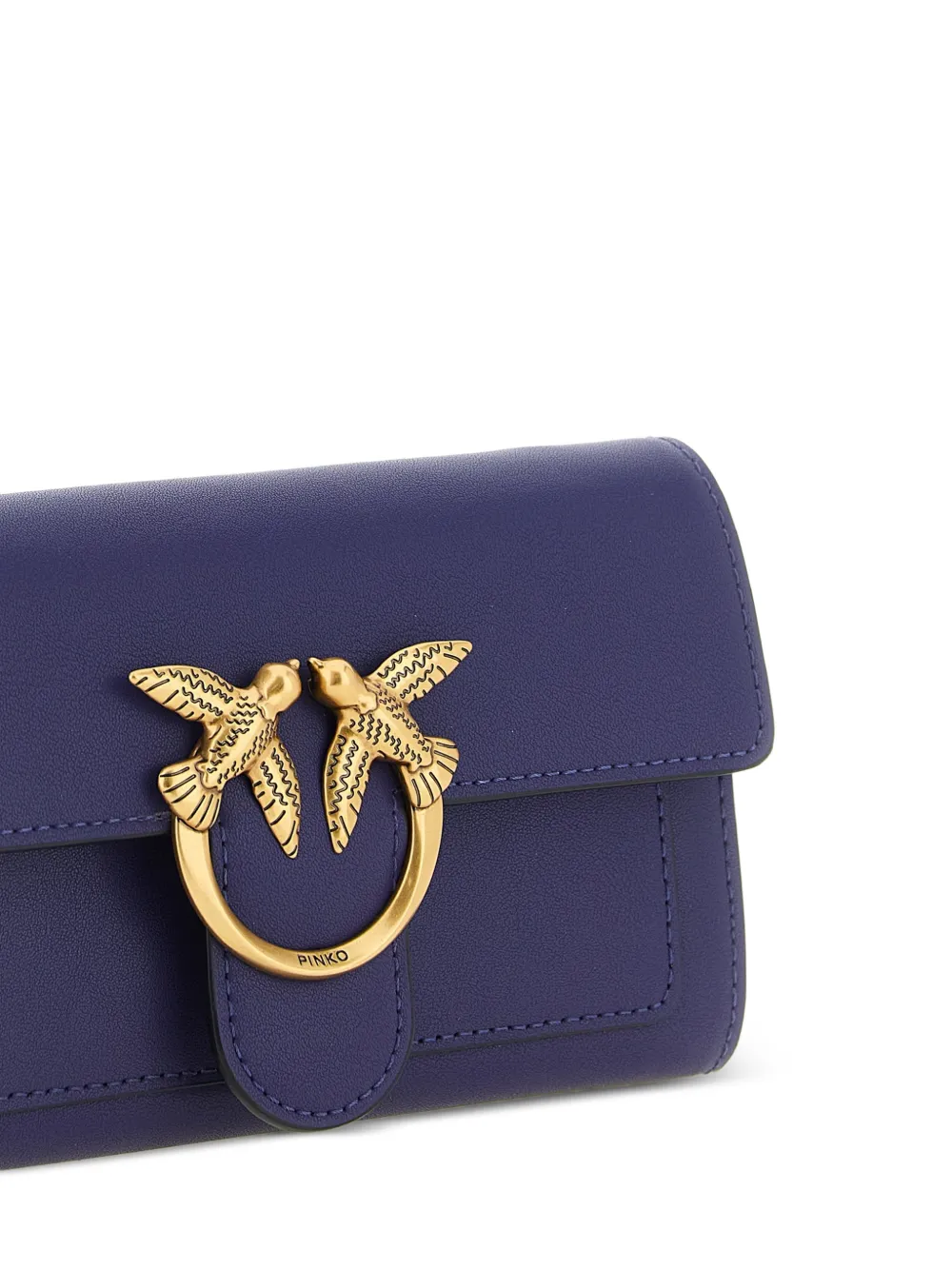 PINKO Love Simply Birds portemonnee met ketting Paars