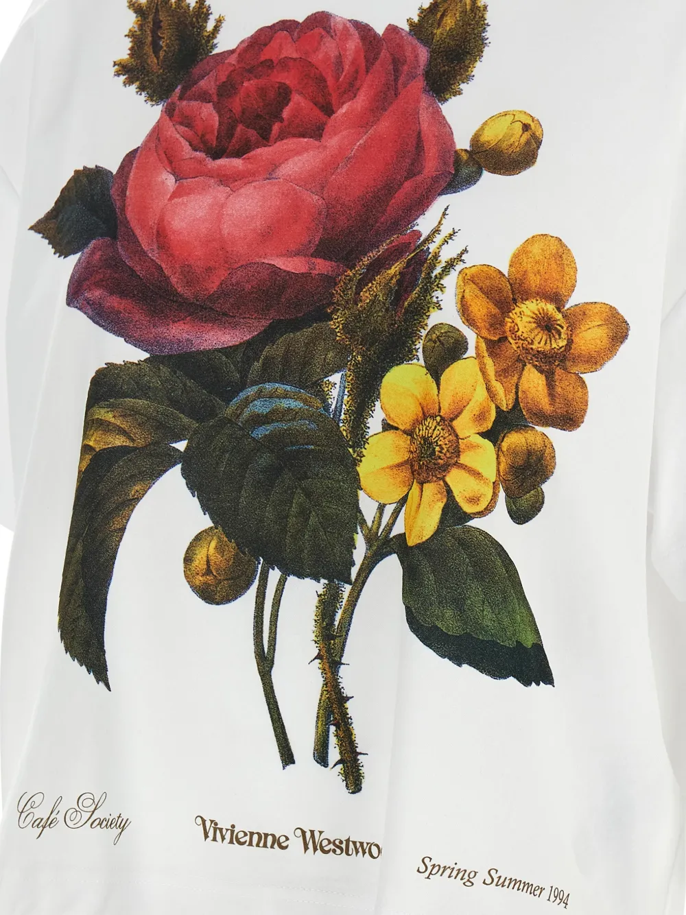 Vivienne Westwood Flower Box T-shirt Wit