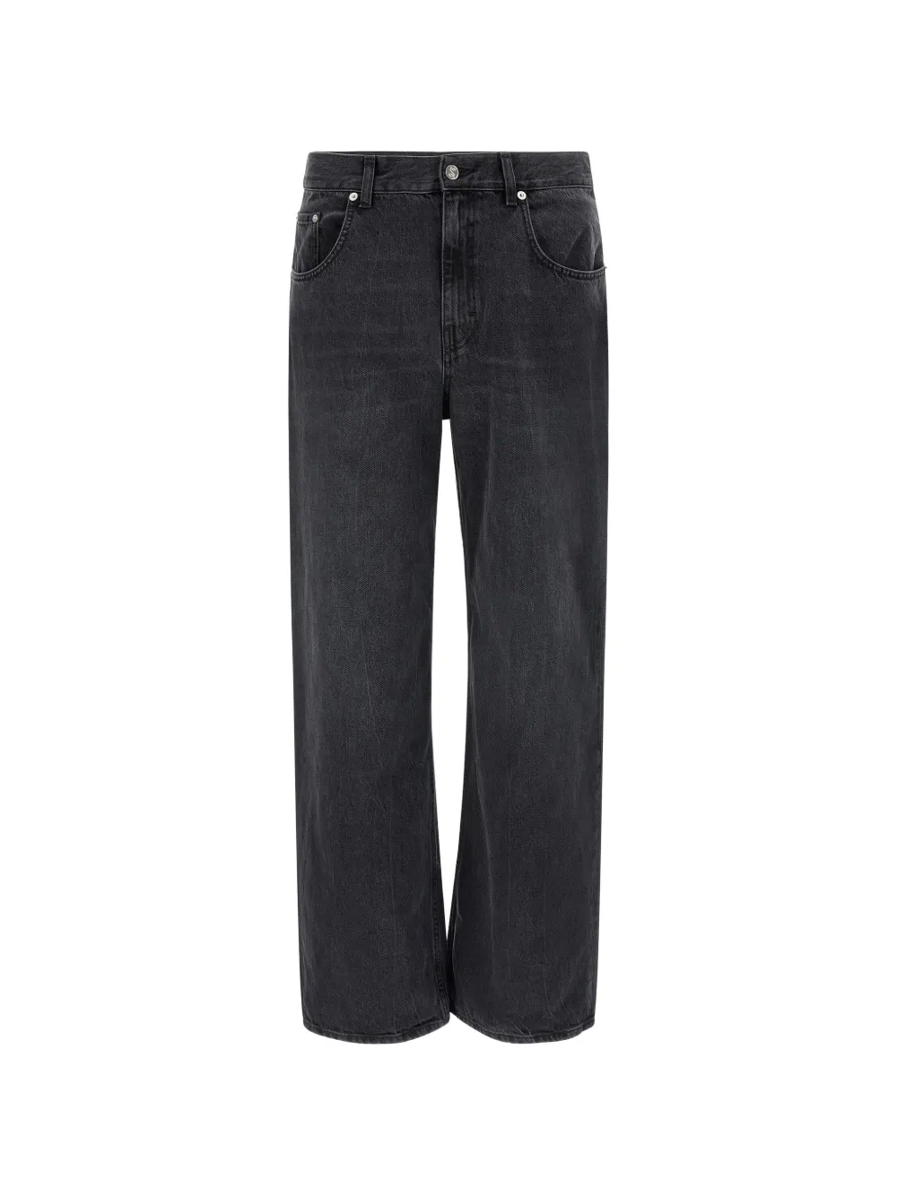 Séfr five pocket denim wide-leg jeans - Grigio