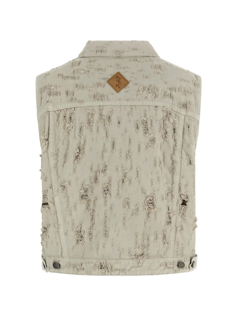 Ryder Distressed Denim Gilet